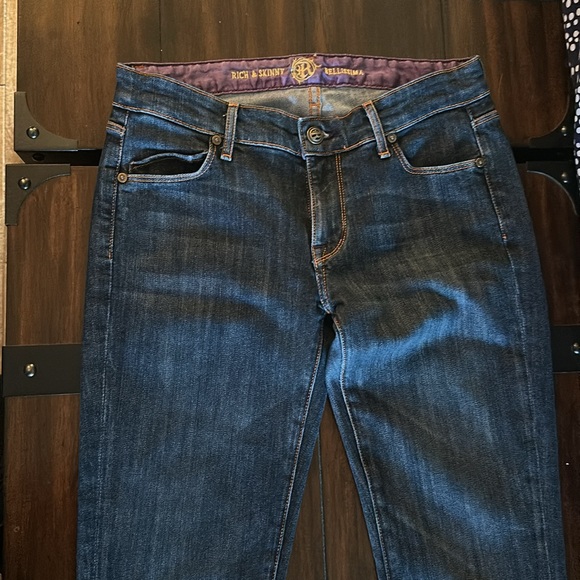 Rich & Skinny Bellissima Boot Cut Jeans- true blue vintage - size 27 - Picture 10 of 12